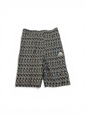 adidas Black & White Graphic Athletic Shorts